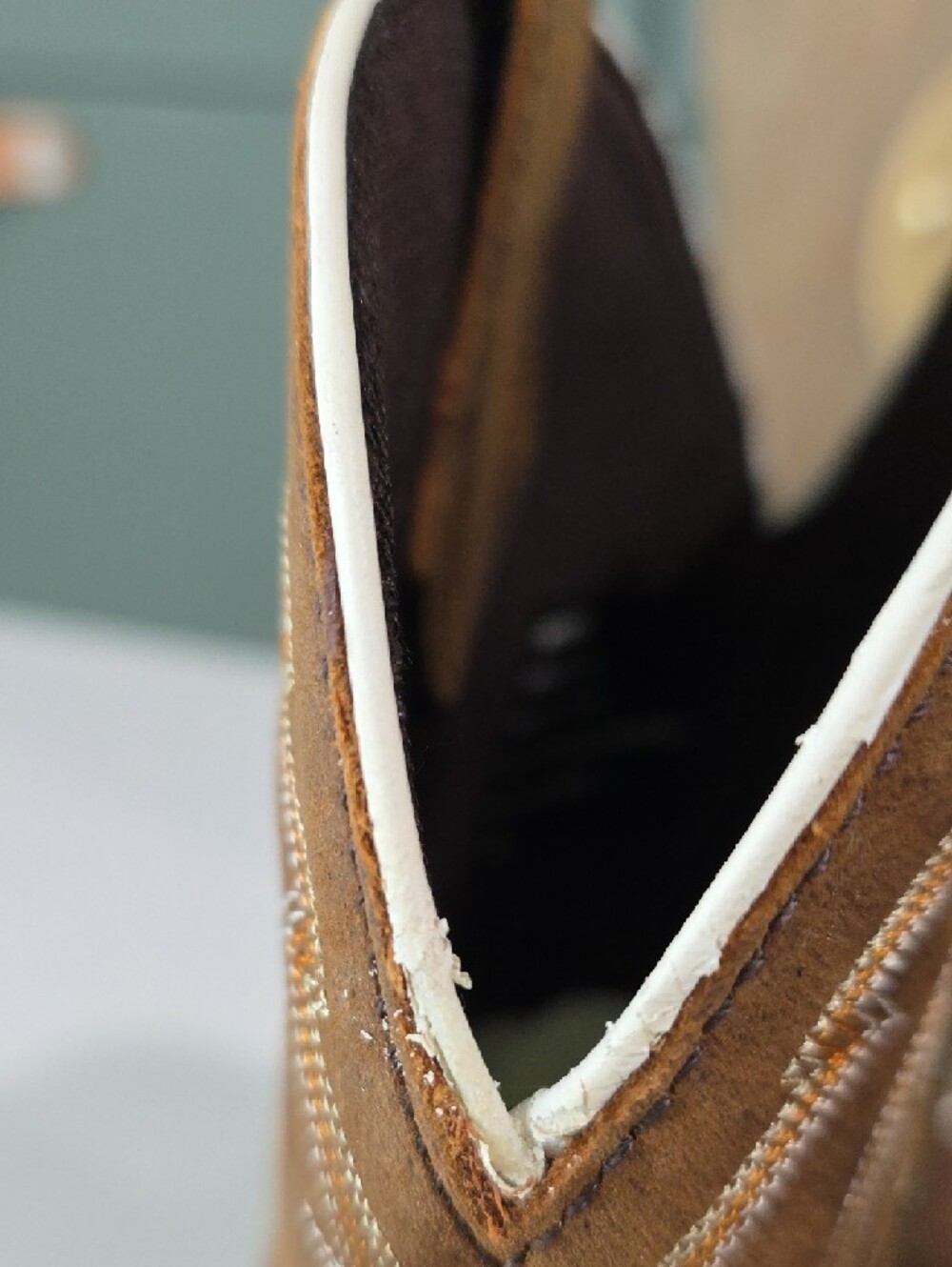 777. Justin Gypsy Inji Aged Bark Brown Leather Cowboy Western Boots 8.5B - Picture 5 of 7